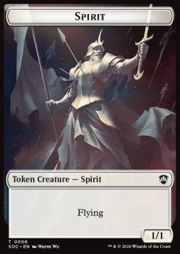 Spirit Token (W 1/1) // Illusion Token (U */*) Immagine principale del prodotto
