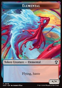 Elemental Token (UR */*) // Copy Token