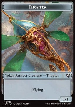 Thopter Token (A 1/1) // Fractal Token (GU 0/0) Immagine principale del prodotto