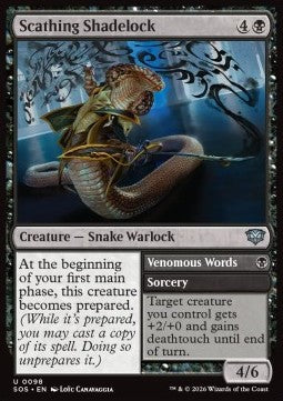 Scathing Shadelock // Venomous Words Immagine principale del prodotto