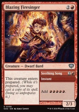 Blazing Firesinger // Seething Song Immagine principale del prodotto