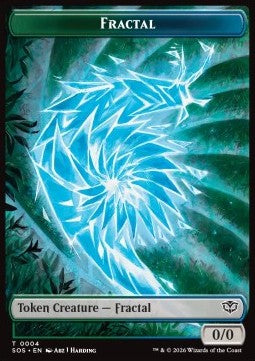 Fractal Token (GU 0/0) // Pest Token (BG 1/1 Attack) (V.1) Immagine principale del prodotto