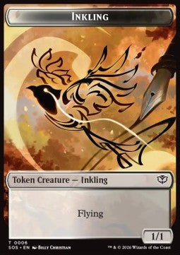Inkling Token (WB 1/1) // Fractal Token (GU 0/0) Immagine principale del prodotto