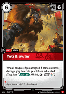 Yeti Brawler Immagine principale del prodotto