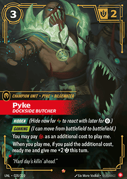 Pyke, Dockside Butcher (V.1 - Epic) Immagine principale del prodotto