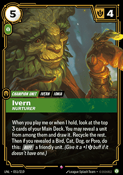Ivern, Nurturer (V.1 - Rare) Immagine principale del prodotto