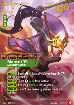 Master Yi, Unstoppable (V.1 - Epic) Immagine principale del prodotto