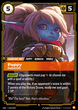 Poppy, Paragon (V.1 - Rare) Immagine principale del prodotto