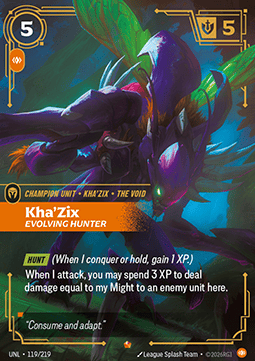 Kha'Zix, Evolving Hunter (V.1 - Epic) Immagine principale del prodotto