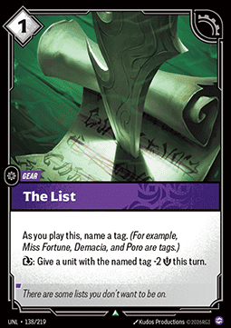 The List Immagine principale del prodotto