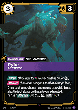 Pyke, Returned (V.1 - Rare) Immagine principale del prodotto
