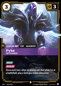 Pyke, Returned (V.2 - Showcase) Immagine principale del prodotto