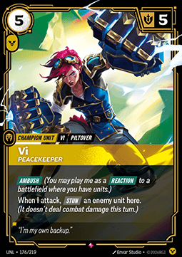 Vi, Peacekeeper (V.1 - Rare) Immagine principale del prodotto