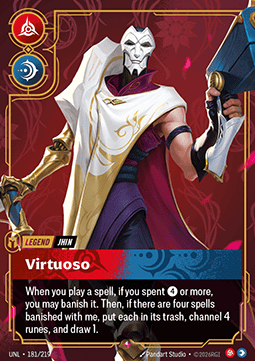 Jhin, Virtuoso (V.1 - Rare) Immagine principale del prodotto