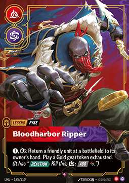 Pyke, Bloodharbor Ripper (V.1 - Rare) Immagine principale del prodotto