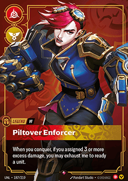 Vi, Piltover Enforcer (V.1 - Rare) Immagine principale del prodotto