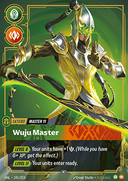 Master Yi, Wuju Master (V.1 - Rare) Immagine principale del prodotto