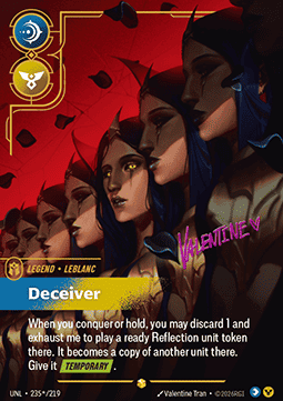 Leblanc, Deceiver (V.3 - Signed Showcase) Immagine principale del prodotto
