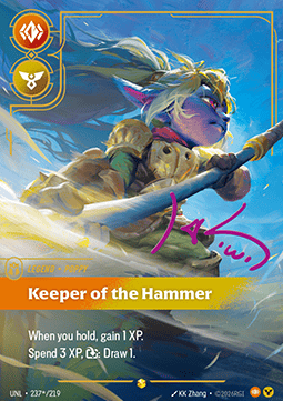 Poppy, Keeper of the Hammer (V.3 - Signed Showcase) Immagine principale del prodotto