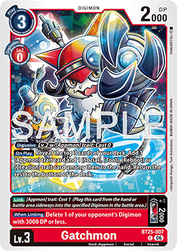 Gatchmon (BT25-007) Immagine principale del prodotto
