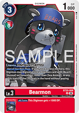 Bearmon (BT25-009) Immagine principale del prodotto