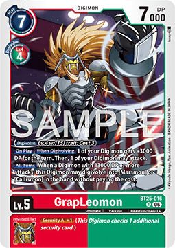 GrapLeomon (BT25-016) Immagine principale del prodotto