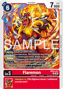 Flaremon (BT25-017) Immagine principale del prodotto
