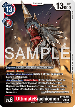 UltimateBrachiomon (BT25-019) Immagine principale del prodotto
