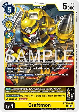 Craftmon (BT25-036) Immagine principale del prodotto