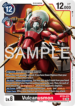 Vulcanusmon (BT25-075) (V.1) Immagine principale del prodotto