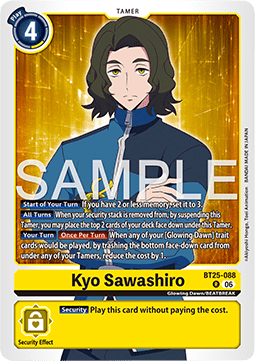 Kyo Sawashiro (BT25-088) (V.1) Immagine principale del prodotto