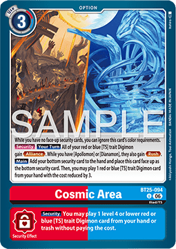 Cosmic Area (BT25-094) Immagine principale del prodotto