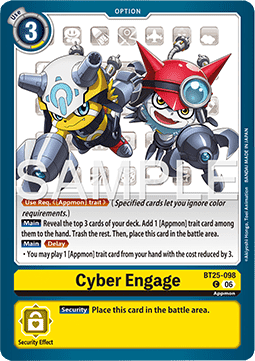 Cyber Engage (BT25-098) Immagine principale del prodotto