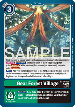 Gear Forest Village (BT25-099) Immagine principale del prodotto