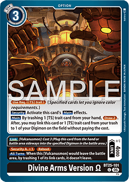 Divine Arms Version Ω (BT25-101) Immagine principale del prodotto