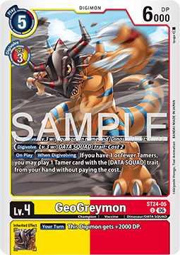 GeoGreymon (ST24-05) Immagine principale del prodotto