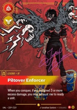 Vi, Piltover Enforcer (V.3 - Signed Showcase) Immagine principale del prodotto