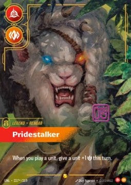 Rengar, Pridestalker (V.3 - Signed Showcase) Immagine principale del prodotto