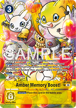 Amber Memory Boost! (LM-35) Immagine principale del prodotto