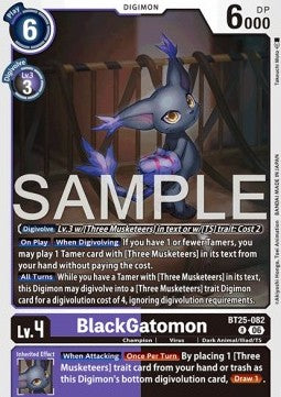 BlackGatomon (BT25-082) Immagine principale del prodotto