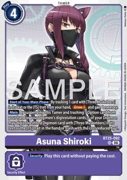 Asuna Shiroki (BT25-092) (V.1) Immagine principale del prodotto