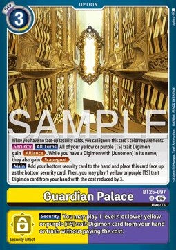 Guardian Palace (BT25-097) Immagine principale del prodotto