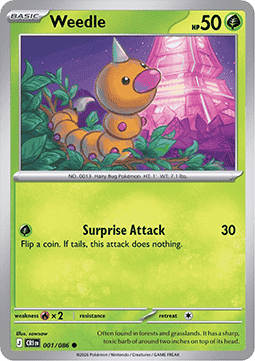 Weedle Immagine principale del prodotto