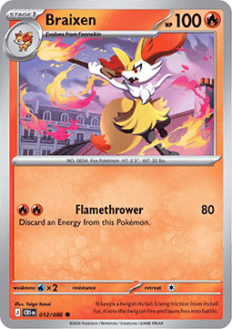 Braixen Immagine principale del prodotto
