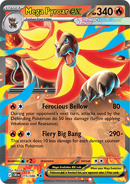 Mega Pyroar ex Immagine principale del prodotto