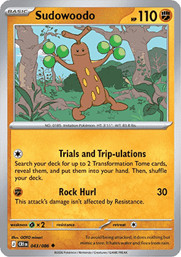 Sudowoodo Immagine principale del prodotto