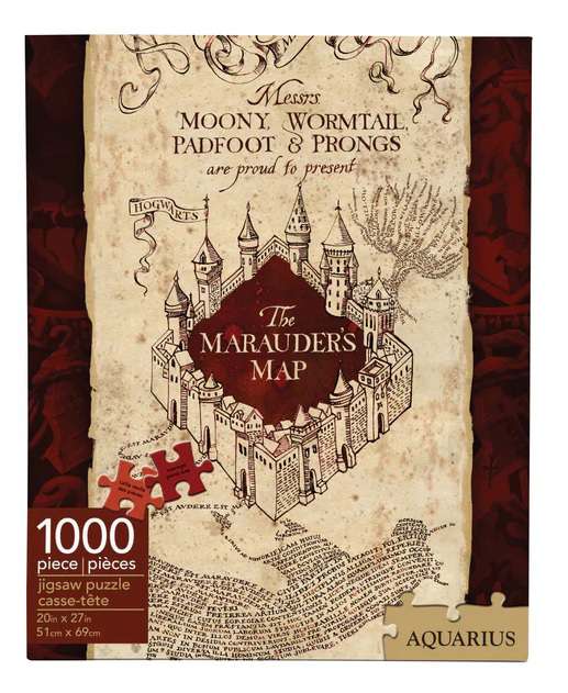 Hp Marauders Map 1000pcs Puzzle