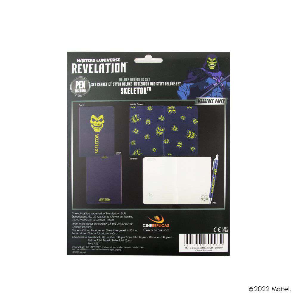 Motu Skeletor Notebook Deluxe Set