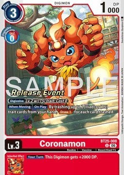 Coronamon (BT25-008) Immagine principale del prodotto