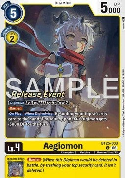 Aegiomon (BT25-033) Immagine principale del prodotto